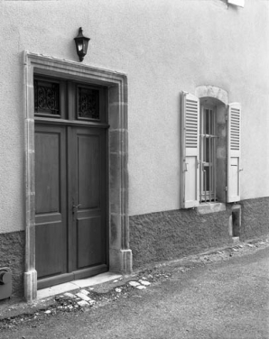 Portail d'entrée de trois quarts gauche. © Région Bourgogne-Franche-Comté, Inventaire du patrimoine