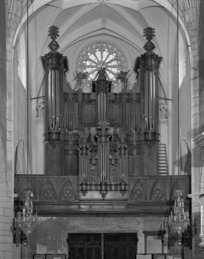 Grand orgue, vue d'ensemble. © Région Bourgogne-Franche-Comté, Inventaire du patrimoine