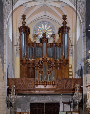 Grand orgue, vue d'ensemble. © Région Bourgogne-Franche-Comté, Inventaire du patrimoine