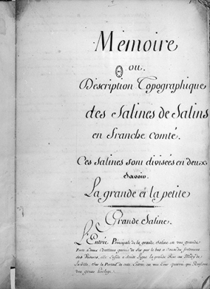 Grande Saline [texte descriptif, l'entrée]. © Région Bourgogne-Franche-Comté, Inventaire du patrimoine