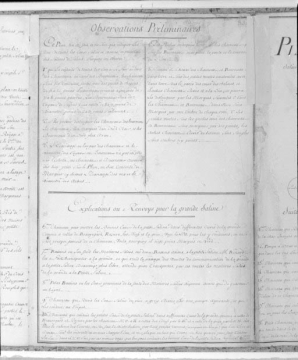 Plan des Différents Cours des Eaux salées et douces des grande et petite Salines de Salins [légende]. © Région Bourgogne-Franche-Comté, Inventaire du patrimoine