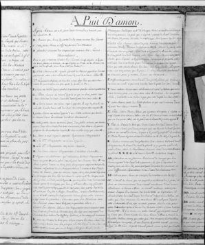 Plan des Souterrains de la grande Saline où sont Renfermés les Sources du puit D'amon et puit à grey [légende]. © Région Bourgogne-Franche-Comté, Inventaire du patrimoine