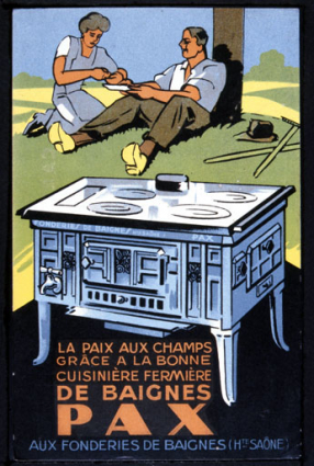 La paix aux champs grâce à la bonne cuisinière de Baignes Pax. © Région Bourgogne-Franche-Comté, Inventaire du patrimoine La paix aux champs grâce à la bonne cuisinière de Baignes Pax. © Région Bourgogne-Franche-Comté, Inventaire du patrimoine