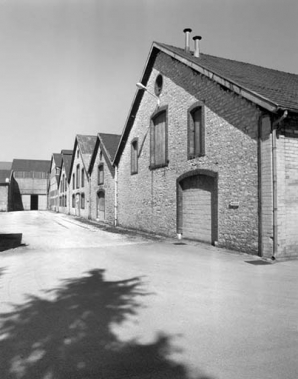 Pignons sud-ouest des ateliers de l'ancienne forge. © Région Bourgogne-Franche-Comté, Inventaire du patrimoine