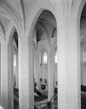 Elévation nord-ouest de la nef depuis la coursière basse. © Région Bourgogne-Franche-Comté, Inventaire du patrimoine