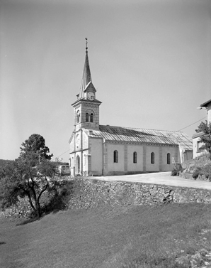Façade antérieure et face droite (vue verticale). © Région Bourgogne-Franche-Comté, Inventaire du patrimoine