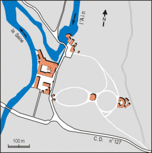 Plan actuel du site des forges de Syam. © Région Bourgogne-Franche-Comté, Inventaire du patrimoine