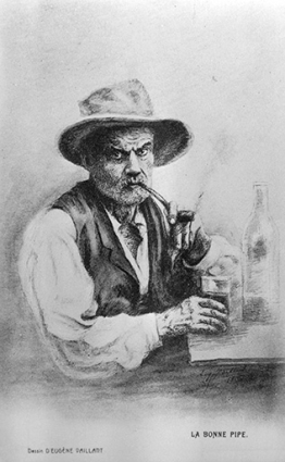 La bonne pipe, début 20e siècle. © Région Bourgogne-Franche-Comté, Inventaire du patrimoine