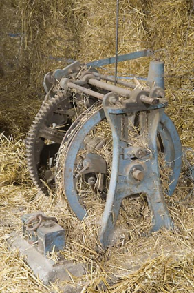 Grange haute : treuil de la déchargeuse. © Région Bourgogne-Franche-Comté, Inventaire du patrimoine