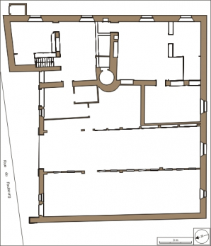 Plan au sol. © Région Bourgogne-Franche-Comté, Inventaire du patrimoine