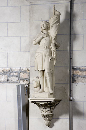 Statue : Jeanne d'Arc. © Région Bourgogne-Franche-Comté, Inventaire du patrimoine