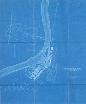 Les Fils de Peugeot Frères à Valentigney. Usine de Beaulieu [plan de situation]. © Région Bourgogne-Franche-Comté, Inventaire du patrimoine