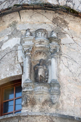 Détail du décor de l'échauguette © Région Bourgogne-Franche-Comté, Inventaire du patrimoine