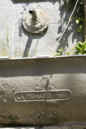 Détail de la fontaine, Grande rue. © Région Bourgogne-Franche-Comté, Inventaire du patrimoine