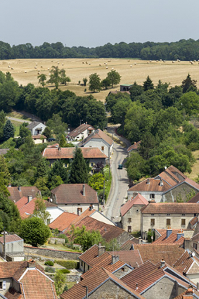 Rue de la Dame Blanche et emplacement du couvent (détruit). © Région Bourgogne-Franche-Comté, Inventaire du patrimoine