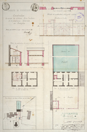 Travaux à effectuer au presbytère (1868). © Région Bourgogne-Franche-Comté, Inventaire du patrimoine Travaux à effectuer au presbytère (1868). © Région Bourgogne-Franche-Comté, Inventaire du patrimoine
