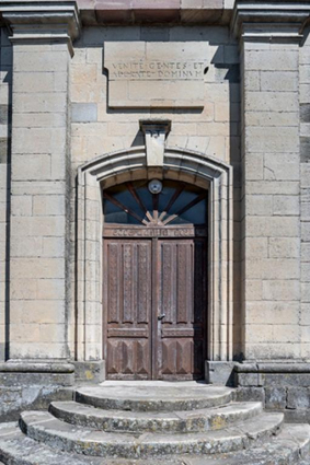 Portail d'entrée de l'église. © Région Bourgogne-Franche-Comté, Inventaire du patrimoine