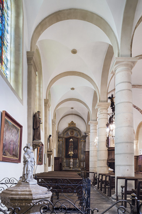 Le collatéral Nord de l'église. © Région Bourgogne-Franche-Comté, Inventaire du patrimoine