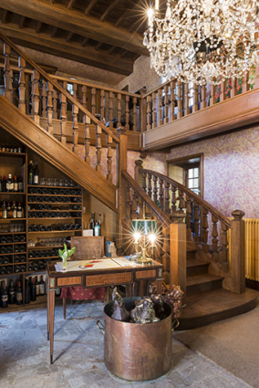 L'escalier, hall d'entrée. © Région Bourgogne-Franche-Comté, Inventaire du patrimoine