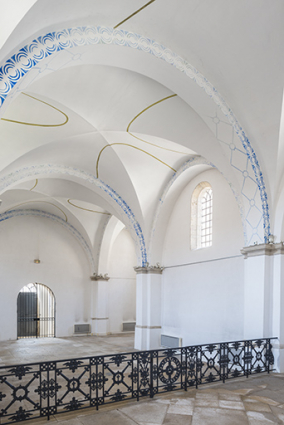 Vue du plafond en voûte. © Région Bourgogne-Franche-Comté, Inventaire du patrimoine