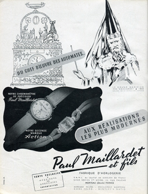 Publicité pour les Ets Paul Maillardet et Fils, 1947. © Région Bourgogne-Franche-Comté, Inventaire du patrimoine