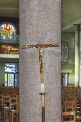 Croix de procession.  © Région Bourgogne-Franche-Comté, Inventaire du patrimoine