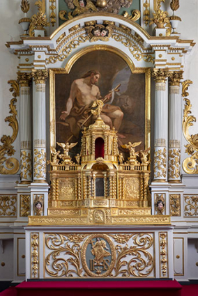 Autel, retable et tabernacle (2021). © Région Bourgogne-Franche-Comté, Inventaire du patrimoine