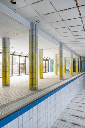 Rez-de-chaussée, piscine. © Région Bourgogne-Franche-Comté, Inventaire du patrimoine