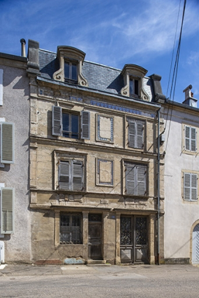 La façade antérieure. © Région Bourgogne-Franche-Comté, Inventaire du patrimoine La façade antérieure. © Région Bourgogne-Franche-Comté, Inventaire du patrimoine