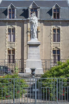 La statue de la Vierge à l'Enfant. © Région Bourgogne-Franche-Comté, Inventaire du patrimoine