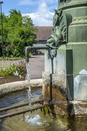 L'un des canons du socle. © Région Bourgogne-Franche-Comté, Inventaire du patrimoine L'un des canons du socle. © Région Bourgogne-Franche-Comté, Inventaire du patrimoine