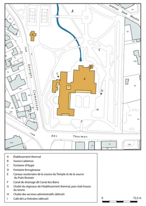 Plan-masse et de situation, extrait du plan cadastral (2021). © Région Bourgogne-Franche-Comté, Inventaire du patrimoine