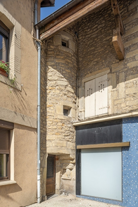 L'escalier de la maison. © Région Bourgogne-Franche-Comté, Inventaire du patrimoine