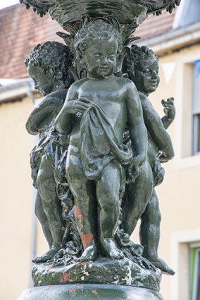 Détail des anges. © Région Bourgogne-Franche-Comté, Inventaire du patrimoine