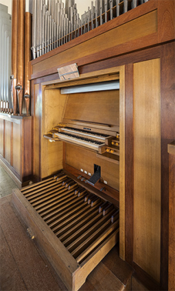 La console. © Région Bourgogne-Franche-Comté, Inventaire du patrimoine