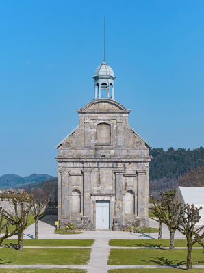 Cantine et logement du gardien de batterie : façades antérieure et latérale. © Région Bourgogne-Franche-Comté, Inventaire du patrimoine