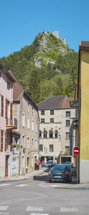 Vue depuis le bourg de Salins-les-Bains. © Région Bourgogne-Franche-Comté, Inventaire du patrimoine