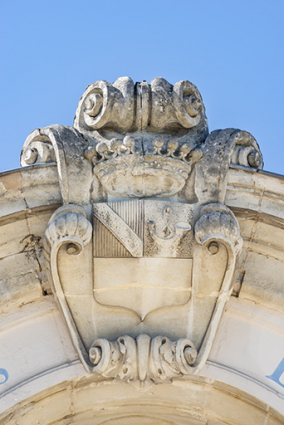 Façade principale, portail, détail. © Région Bourgogne-Franche-Comté, Inventaire du patrimoine