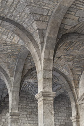 Détail des voûtes d'arêtes. © Région Bourgogne-Franche-Comté, Inventaire du patrimoine
