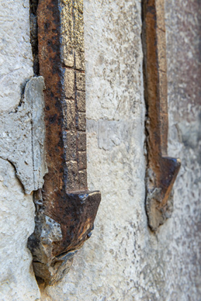 Détail des toises. Graduation double. © Région Bourgogne-Franche-Comté, Inventaire du patrimoine