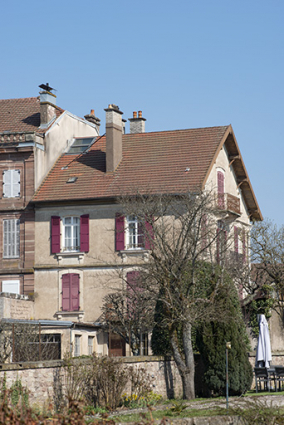 Façade ouest. © Région Bourgogne-Franche-Comté, Inventaire du patrimoine