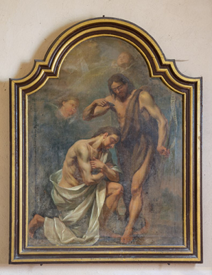 Tableau : le Baptême du Christ. © Région Bourgogne-Franche-Comté, Inventaire du patrimoine