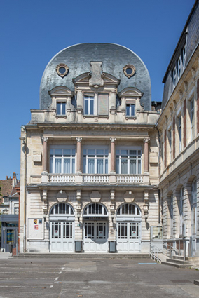 Bâtiment d'entrée : façade antérieure. © Région Bourgogne-Franche-Comté, Inventaire du patrimoine