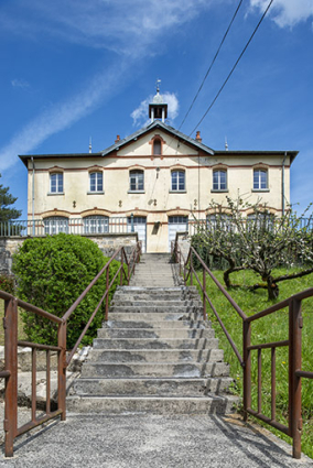 Vue depuis le bas de l'escalier. © Région Bourgogne-Franche-Comté, Inventaire du patrimoine