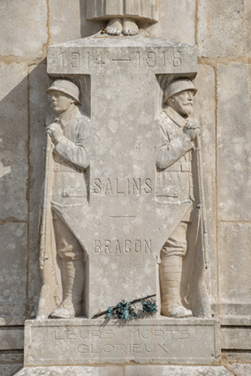 Partie inférieure. Les soldats. © Région Bourgogne-Franche-Comté, Inventaire du patrimoine