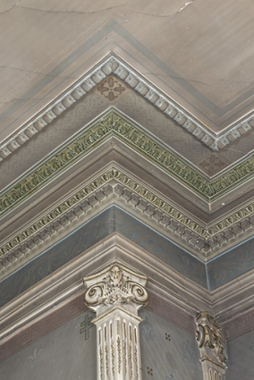 Détail des corniches du choeur. © Région Bourgogne-Franche-Comté, Inventaire du patrimoine