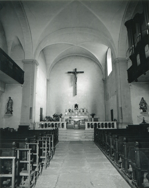Le choeur de l'église, 1997. © Région Bourgogne-Franche-Comté, Inventaire du patrimoine Le choeur de l'église, 1997. © Région Bourgogne-Franche-Comté, Inventaire du patrimoine