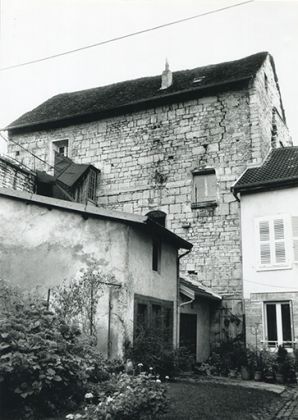 Façade nord de la chapelle, 1990. © Archives municipales, Besançon