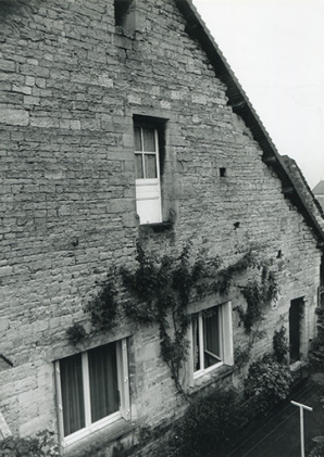 Pignon est du logis, 1990. © Archives municipales, Besançon