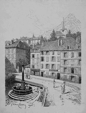 Place des Jours, 1903. © Région Bourgogne-Franche-Comté, Inventaire du patrimoine